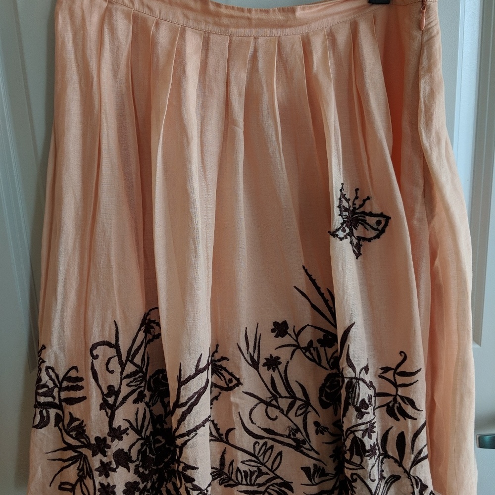 Anthropologie Cotton skirt